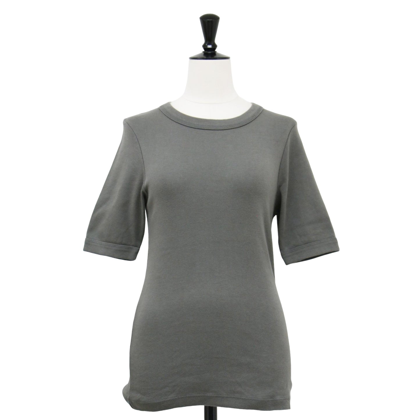 21春夏 シルキーフライス ハーフスリーブ プルオーバー / カットソー クルーネック コンパクト ジャージー素材