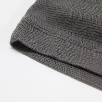 21春夏 シルキーフライス ハーフスリーブ プルオーバー / カットソー クルーネック コンパクト ジャージー素材