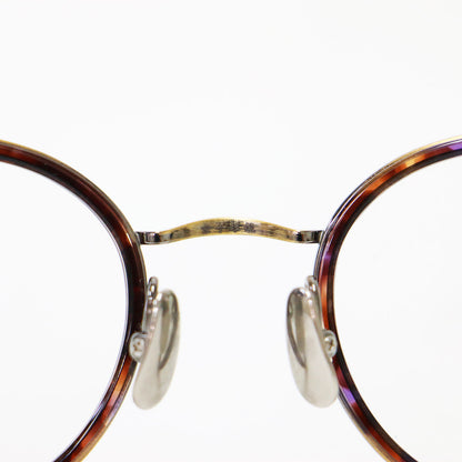 ボストン型 伊達メガネ / サングラス メタルシリーズ