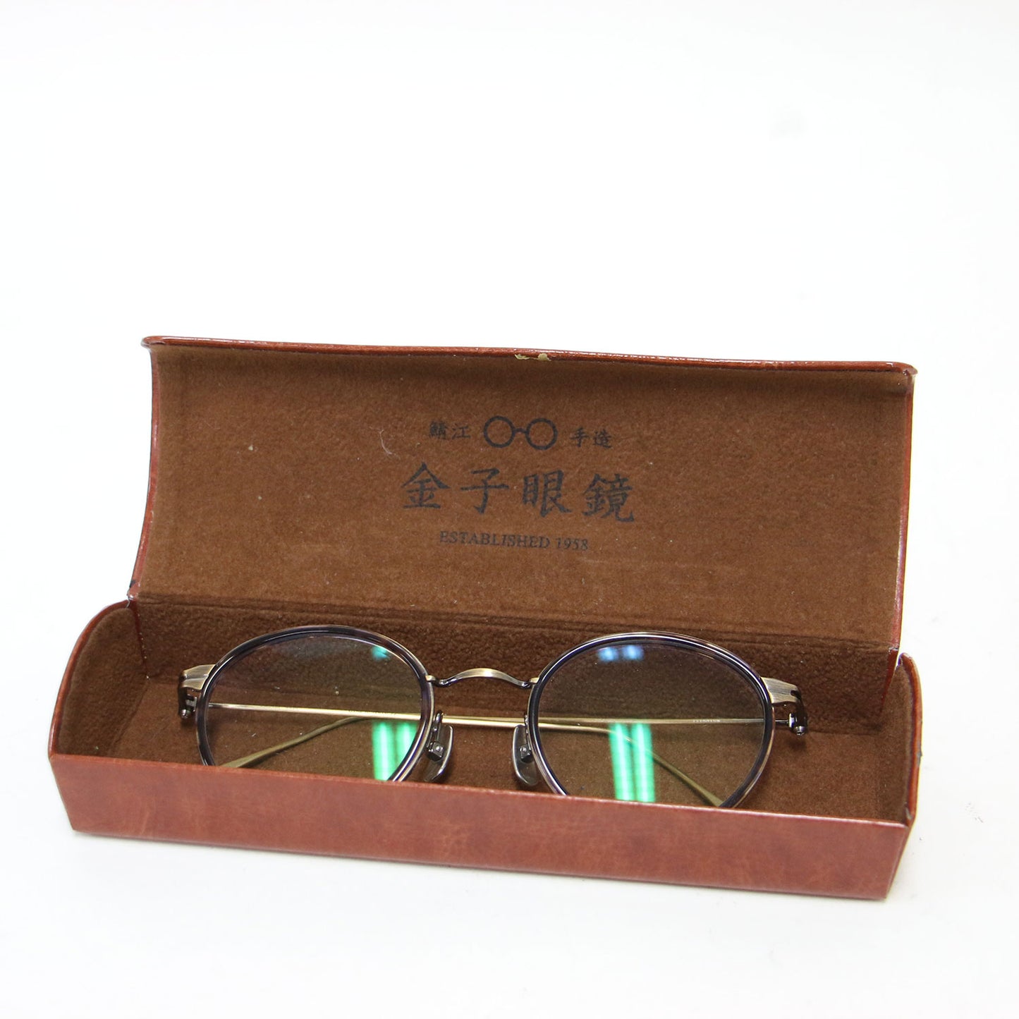 ボストン型 伊達メガネ / サングラス メタルシリーズ