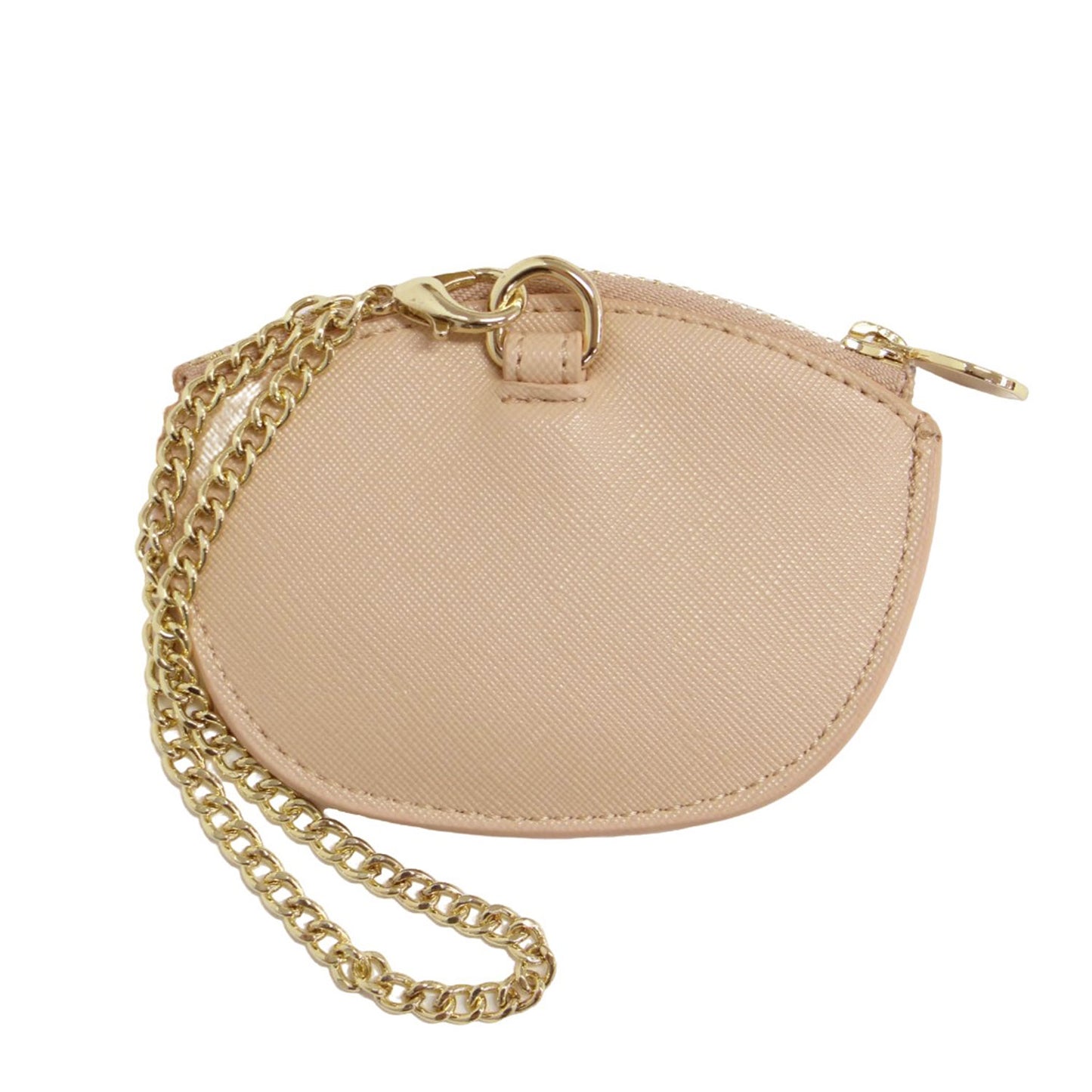 メタルチャーム コインケース / ポーチ ロゴ チェーン レザー ノベルティ