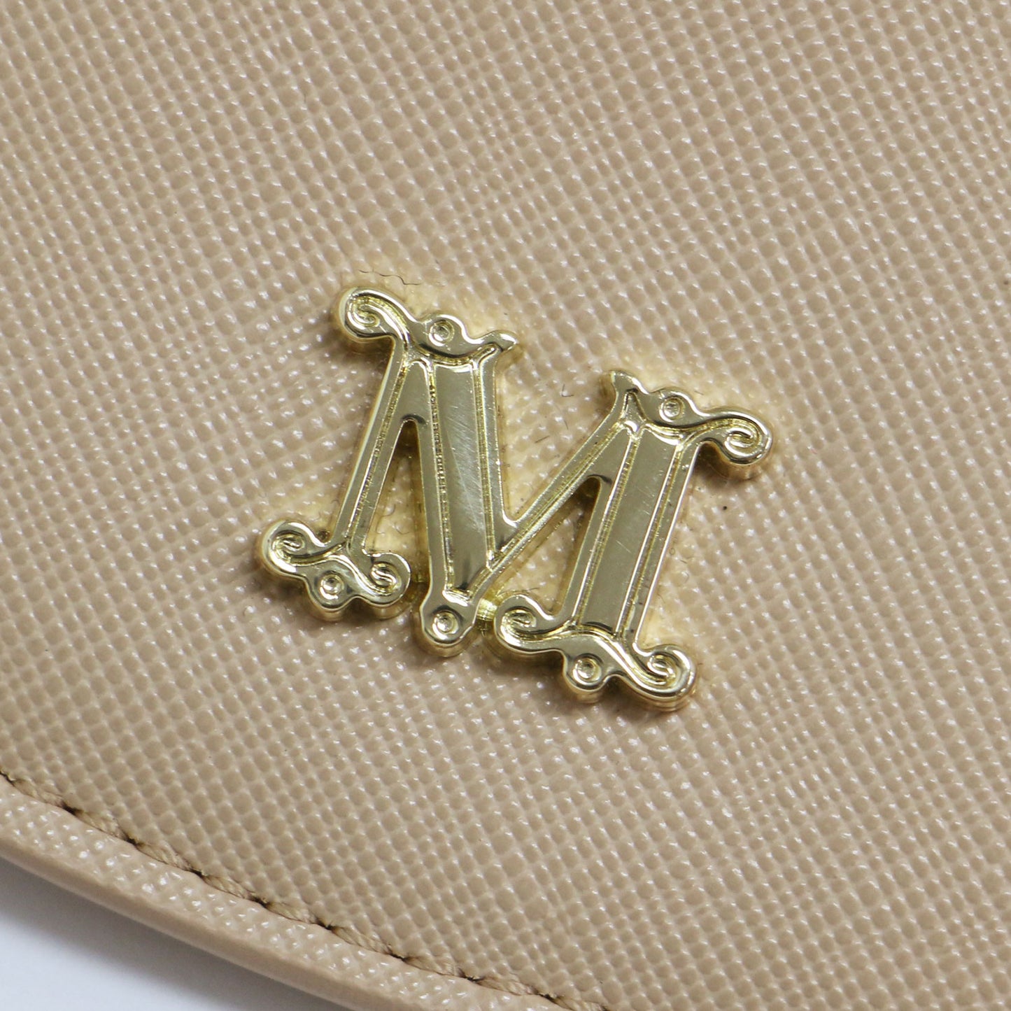 メタルチャーム コインケース / ポーチ ロゴ チェーン レザー ノベルティ