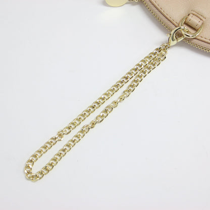 メタルチャーム コインケース / ポーチ ロゴ チェーン レザー ノベルティ