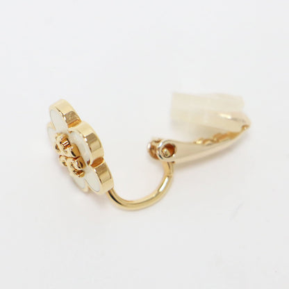 キラ エナメル フラワー クリップオンイヤリング / 両耳用 ニッケルフリー