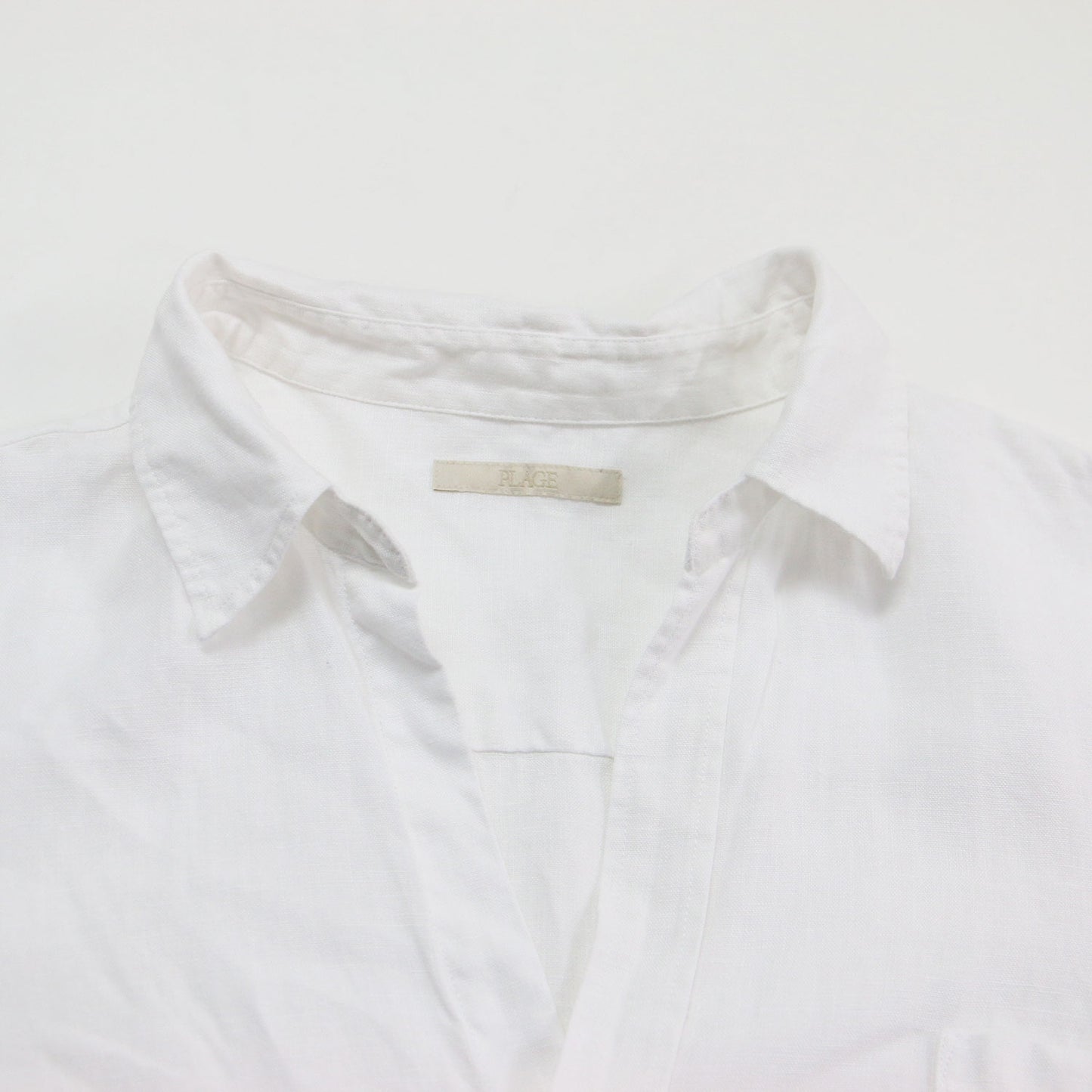 24春夏 リネン シャツ / LINEN ワイド 長袖 ボタンダウン ウォッシャブル