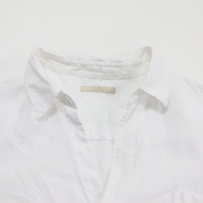 24春夏 リネン シャツ / LINEN ワイド 長袖 ボタンダウン ウォッシャブル