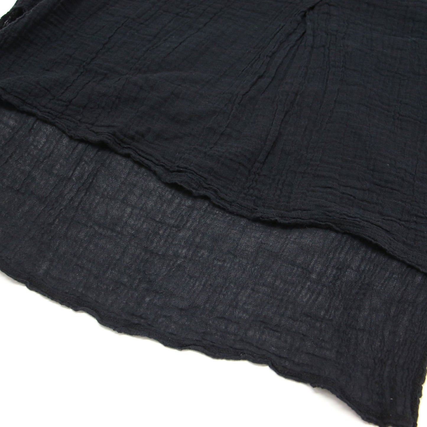 × LES ATELIERS FRANCAIS DE CONFECTION 別注 23春夏 ヘンリーネック シャツ / SP HENLY NECK L/SL ブラウス 長袖 シェルボタン コットン