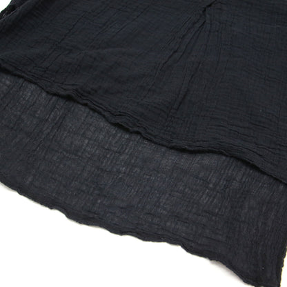 × LES ATELIERS FRANCAIS DE CONFECTION 別注 23春夏 ヘンリーネック シャツ / SP HENLY NECK L/SL ブラウス 長袖 シェルボタン コットン