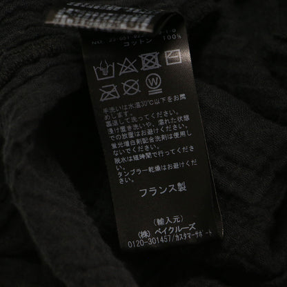 × LES ATELIERS FRANCAIS DE CONFECTION 別注 23春夏 ヘンリーネック シャツ / SP HENLY NECK L/SL ブラウス 長袖 シェルボタン コットン