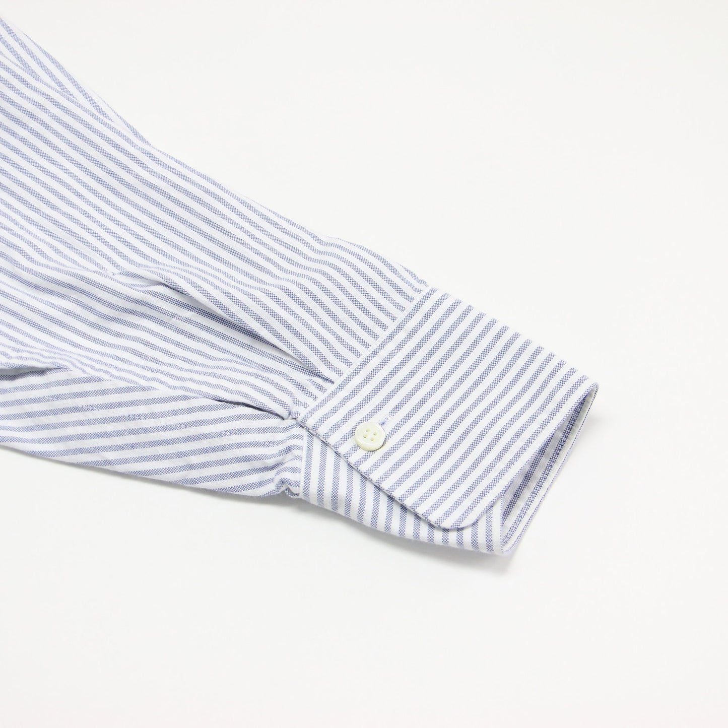 オックスフォード シャツ/ Light Oxford Long 長袖 チュニック丈 オーバーサイズ ストライプ スリット ワンウォッシュ加工