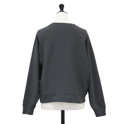 × SLOBE IENA 別注 25春夏 ショートスウェット/ プルオーバー 長袖 ショート丈 クルーネック コンパクト プリント