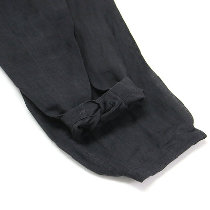 24春夏 ラミー シアー ジップブルゾン / ジャケット 長袖 ハイネック ギャザー ワイド リネン