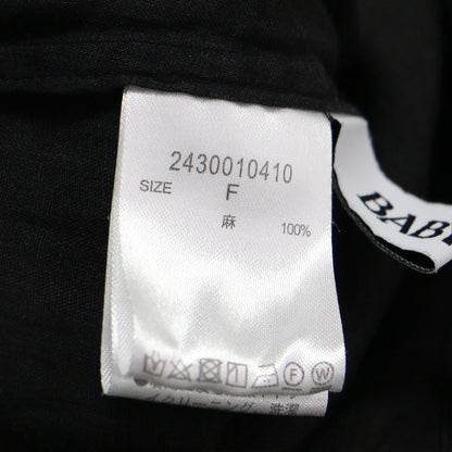 24春夏 ラミー シアー ジップブルゾン / ジャケット 長袖 ハイネック ギャザー ワイド リネン