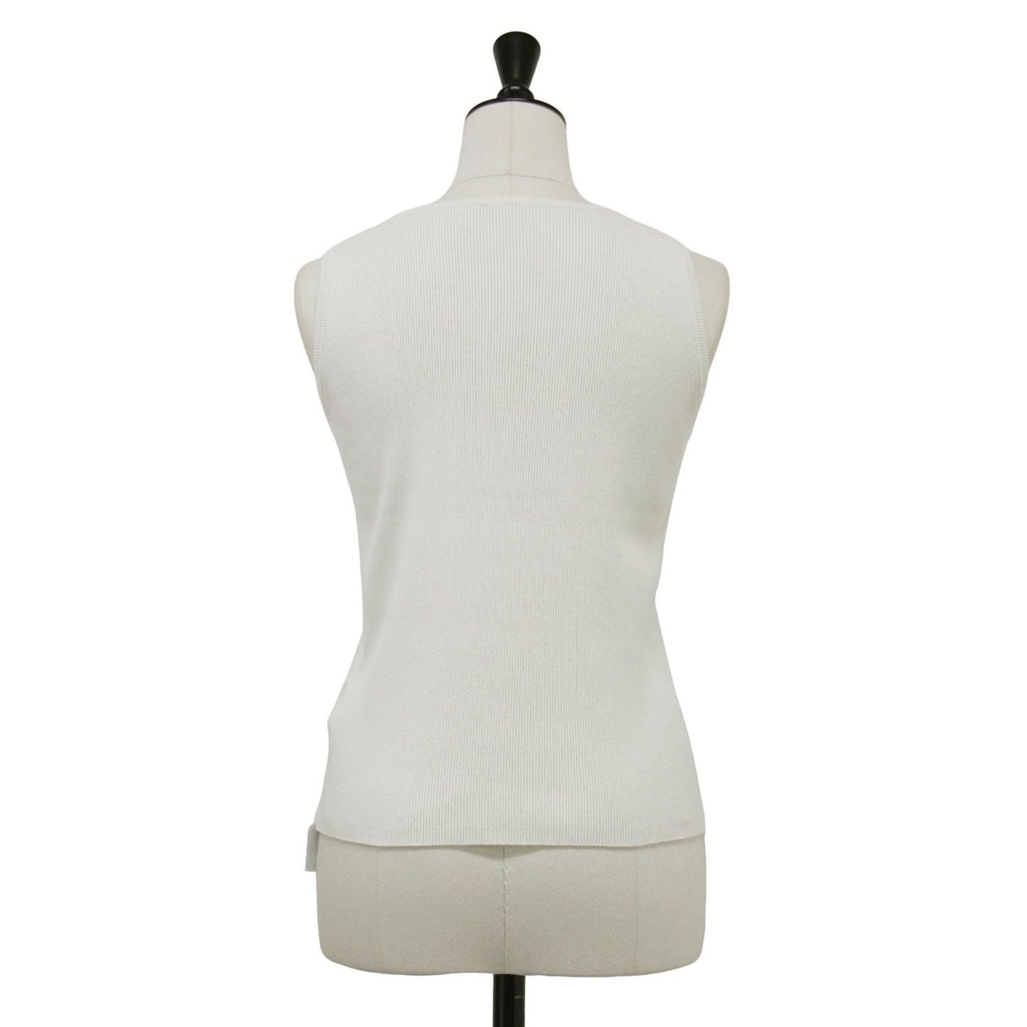 23春夏 リブ クロップ タンクトップ / MUSE Diner B RIB CROP ニット コンパクト ストレッチ