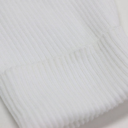 24春夏 ギザコットン リブ ボートネック プルオーバー / カットソー 7分袖 ボートネック コンパクト ストレッチ コットン