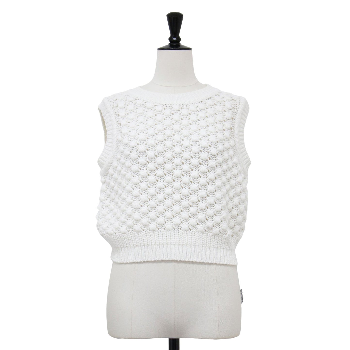 25春夏 リリカ シャカリ セーター / ニット ベスト Lilica Shacarri Sweater プルオーバー リブ ポップコーン柄