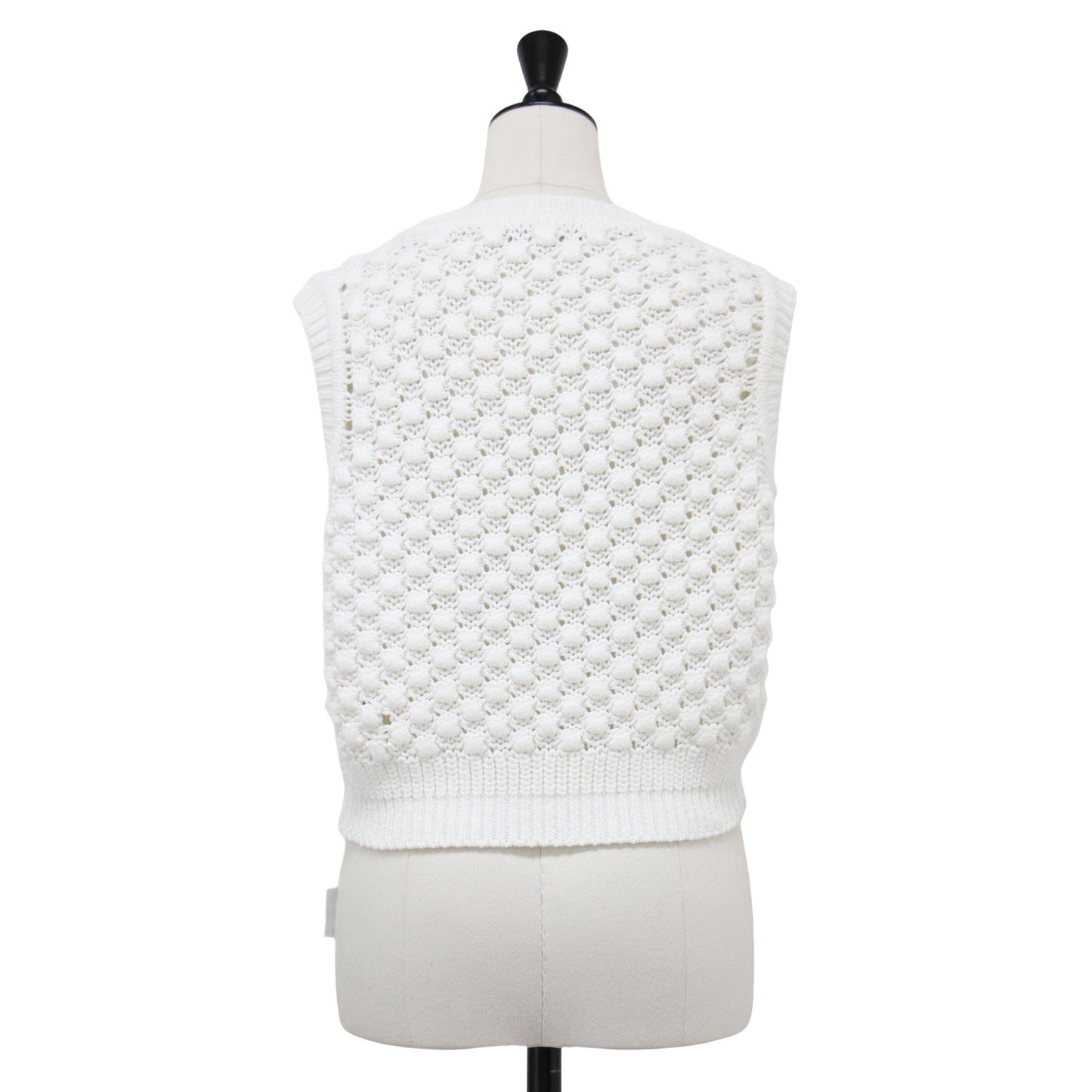 25春夏 リリカ シャカリ セーター / ニット ベスト Lilica Shacarri Sweater プルオーバー リブ ポップコーン柄