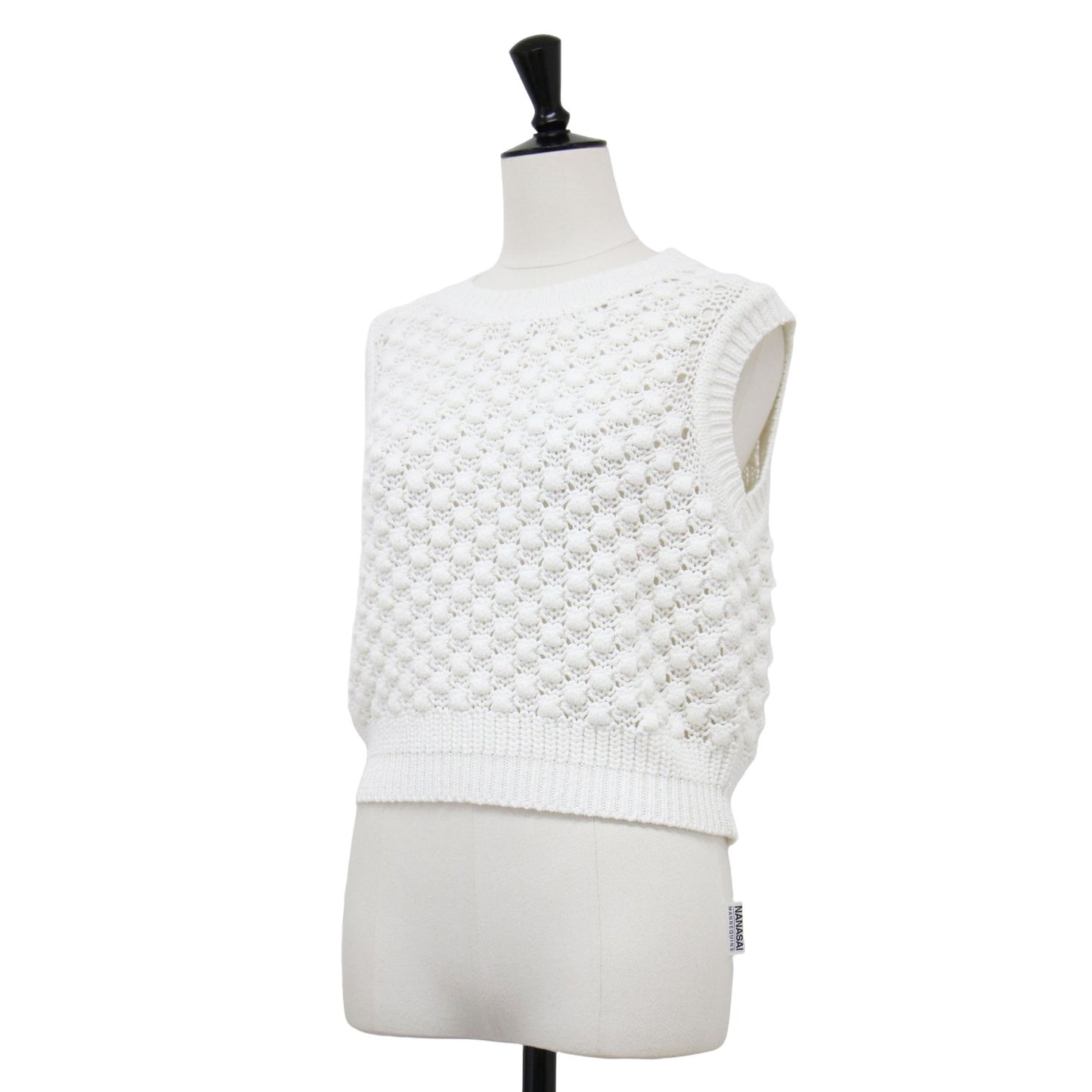 25春夏 リリカ シャカリ セーター / ニット ベスト Lilica Shacarri Sweater プルオーバー リブ ポップコーン柄