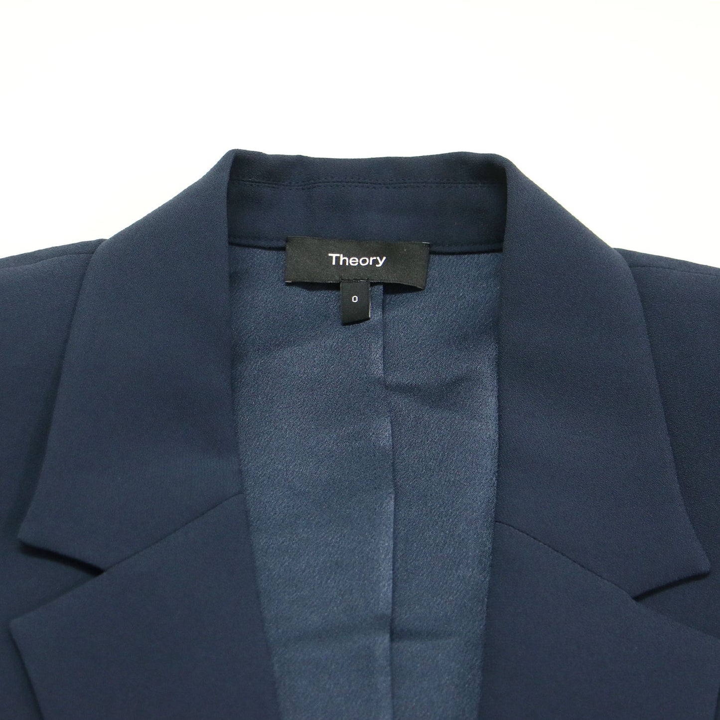 25春夏 ストレート テーラード ジャケット / Satin Crepe Straight Blazer ブレザー 長袖 オーバーサイズ 2B スリット ウォッシャブル