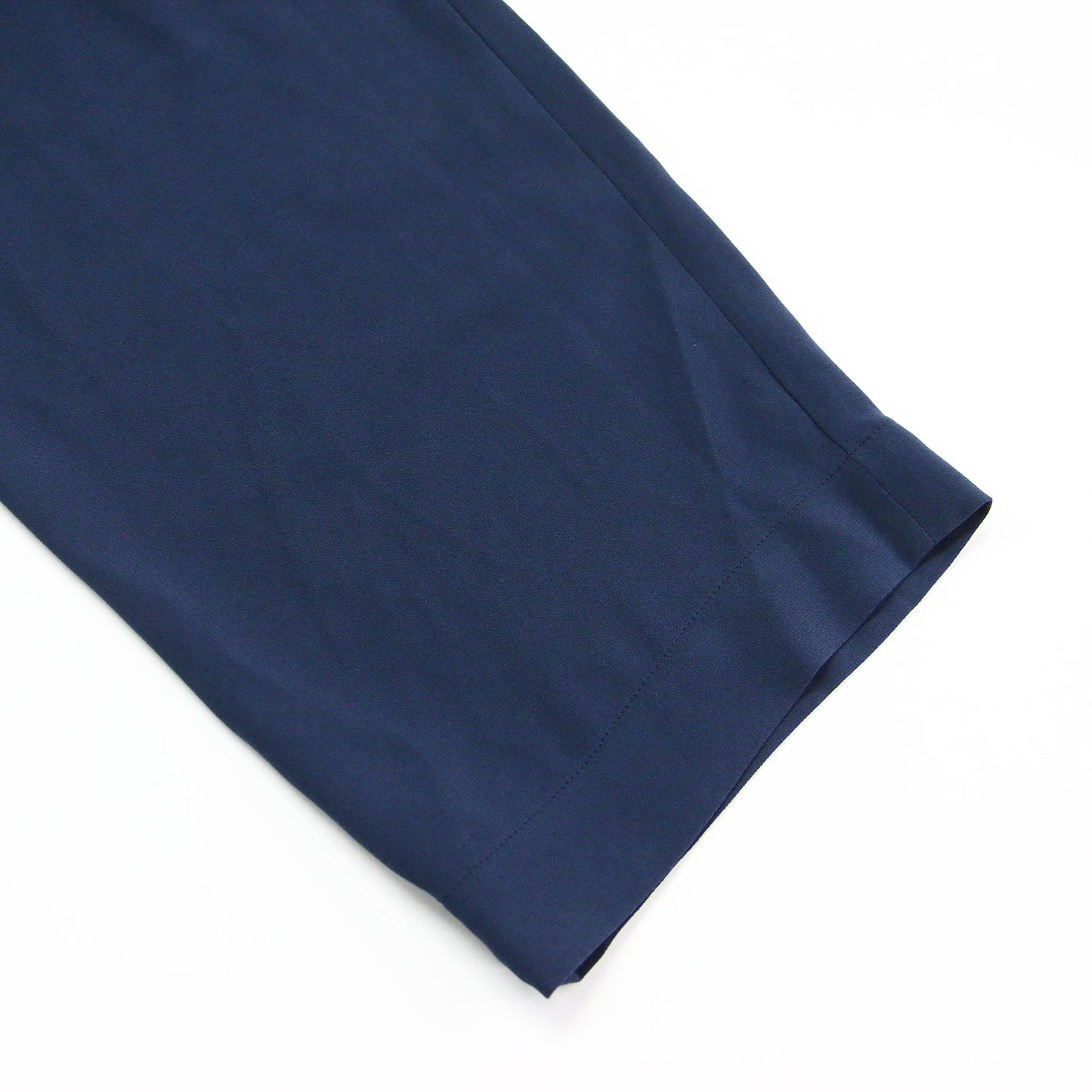 25春夏 サテンクレープ ストレートパンツ / Satin Crepe Straight Pull On Pant イージーパンツ ウエストゴム
