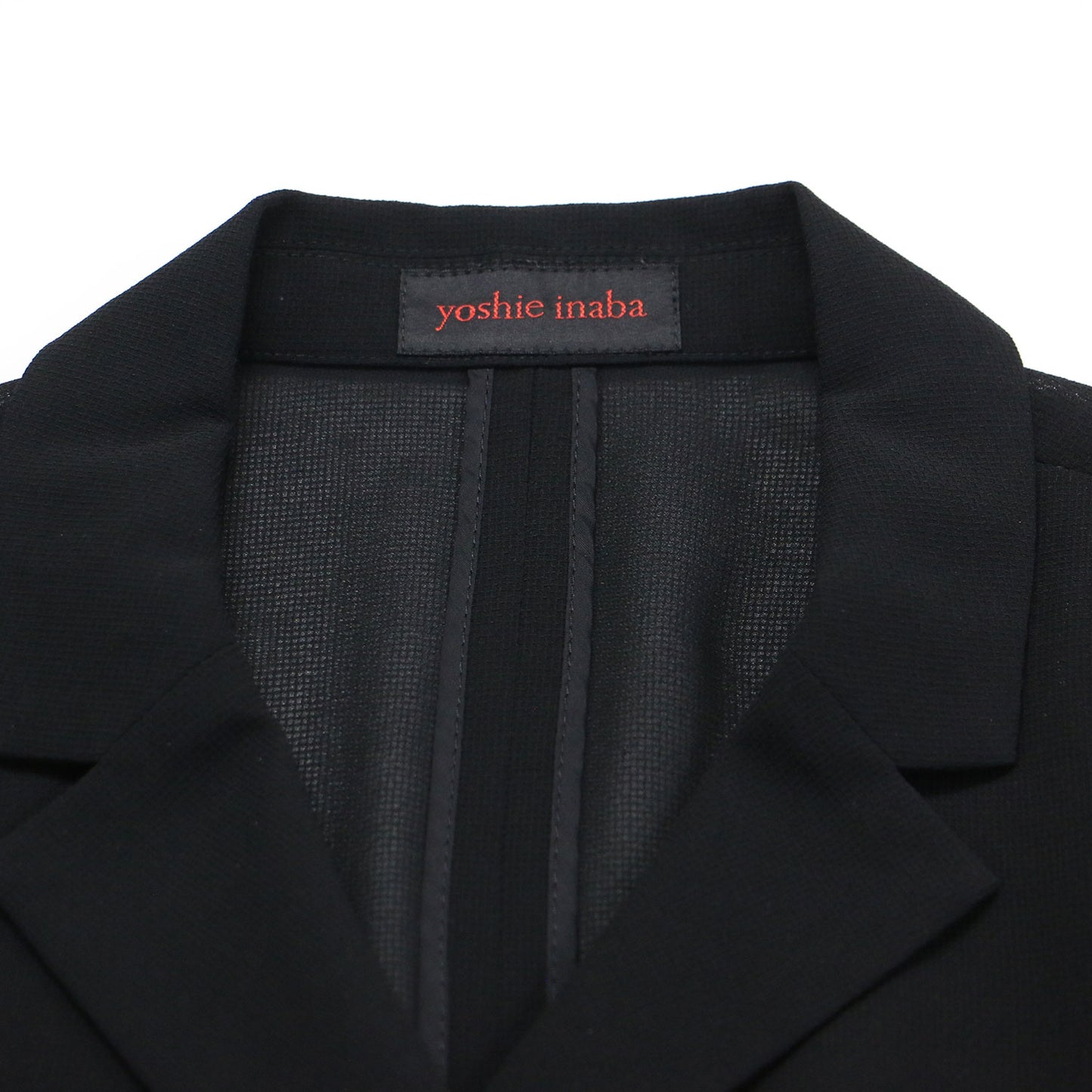 ジャケット スカート スーツ / セットアップ 長袖 テーラード Iライン タック スリット メッシュ