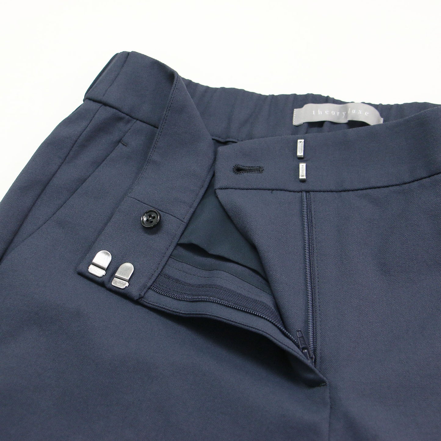 23春夏 テーパードパンツ / ARIOSA CAROL 2 フルレングス ウエストゴム センタープレス ストレッチ コットン リネン ウォッシャブル