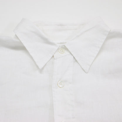 24春夏 コットン リネン ルーズシャツ / ブラウス 長袖 ワイド ドロップショルダー