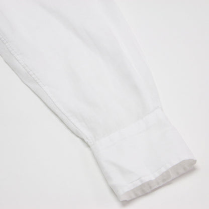 24春夏 コットン リネン ルーズシャツ / ブラウス 長袖 ワイド ドロップショルダー