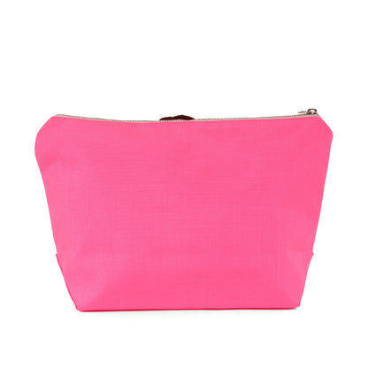 ネオンカラー マカロン ポーチ / ビジュー ブランドロゴ