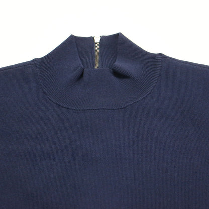 ハイネック フレア 切替 ニット ドレス / Full Milano Fit And Flare Dress ワンピース 5分袖 膝丈 ミニ ストレッチ