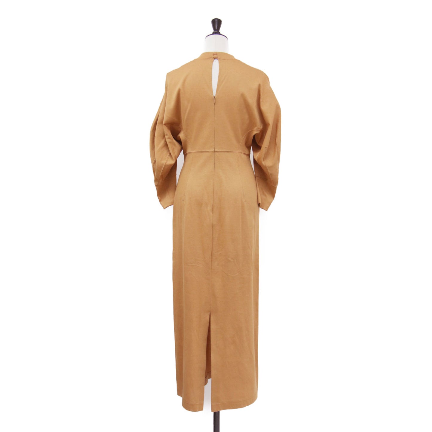 23春夏 コットン ジャージードレス / Cotton Jersey Dress ワンピース 長袖 ドルマンスリーブ ロング丈 ストレッチ