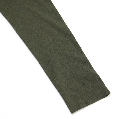 ゴートンくんベタッチプリントの908クレリック長袖Tシャツ / カットソー クルーネック 天竺 プリント ロゴ 刺繍 コットン