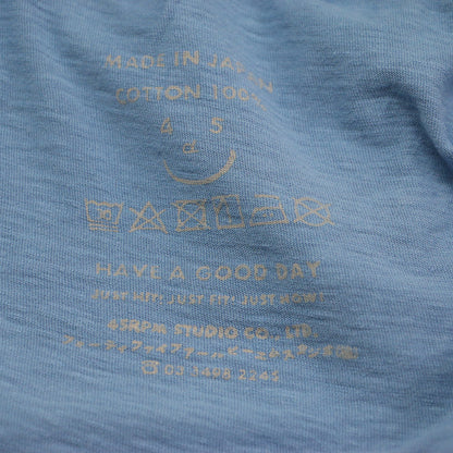 25春夏 Soul of the Oceanプリントの908オーシャンTシャツ / カットソー 半袖 ロゴ プリント ワイド ロゴ 刺繍 コットン