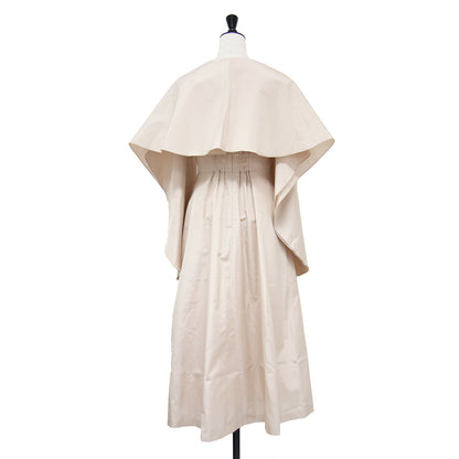 プリンセスタフタ ボレロ付き 結婚式ワンピース ドレス / ミディ丈 ロング丈 ノースリーブ フレア ショール