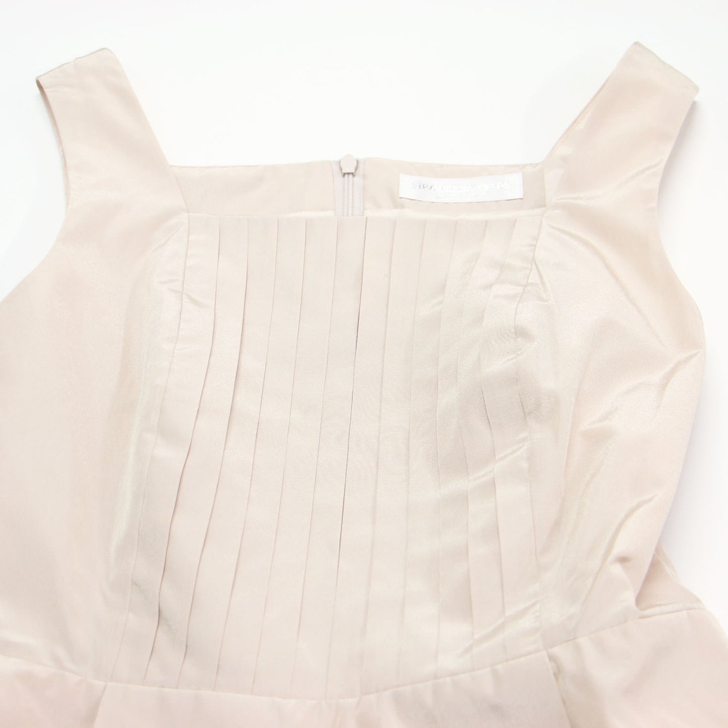 プリンセスタフタ ボレロ付き 結婚式ワンピース ドレス / ミディ丈 ロング丈 ノースリーブ フレア ショール