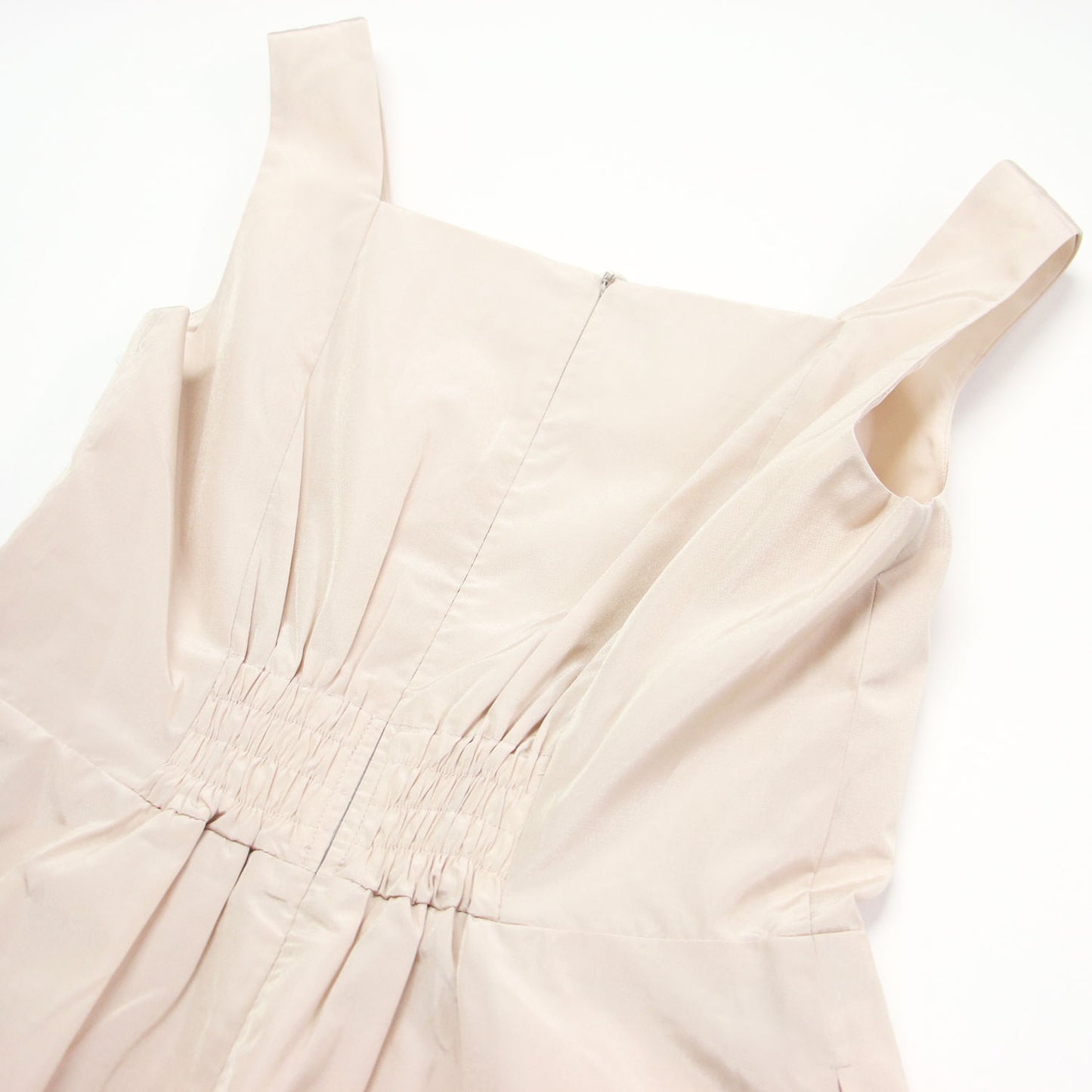 プリンセスタフタ ボレロ付き 結婚式ワンピース ドレス / ミディ丈 ロング丈 ノースリーブ フレア ショール