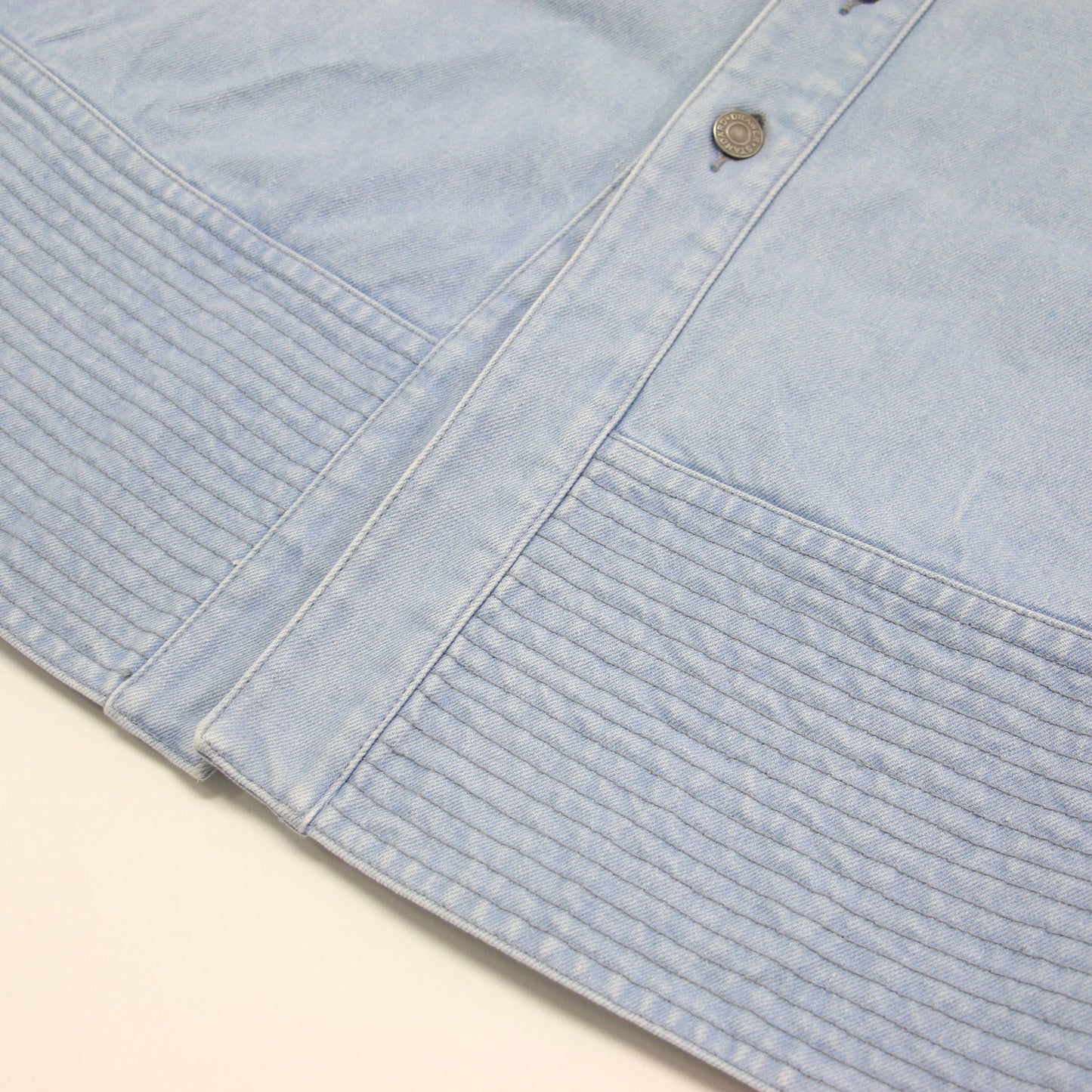 フロントボタン デニムスカート / フレア ロング丈 Aライン コットン