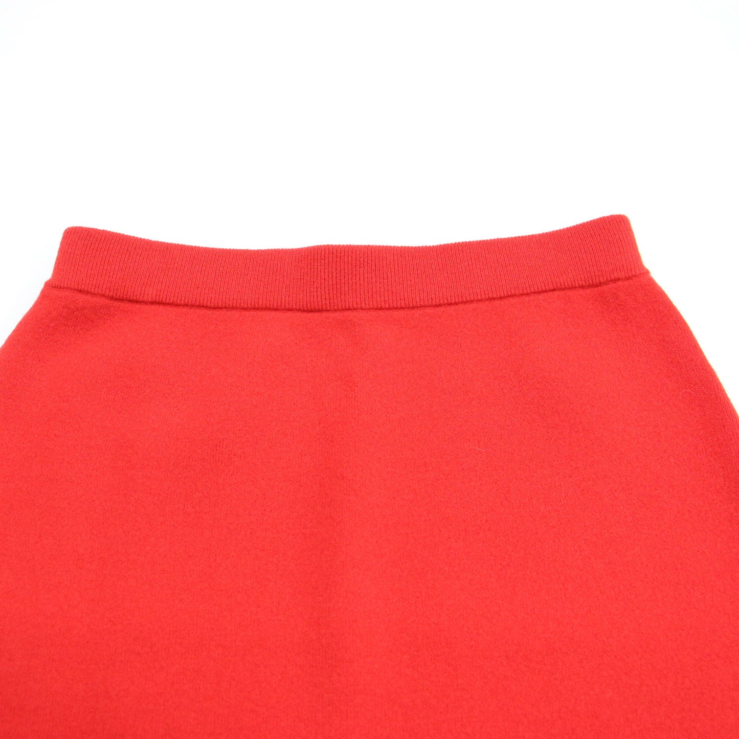 23秋冬 ソフトスムース ニット スカート / タイトスカート ロング丈 Iライン ウエストゴム ウール