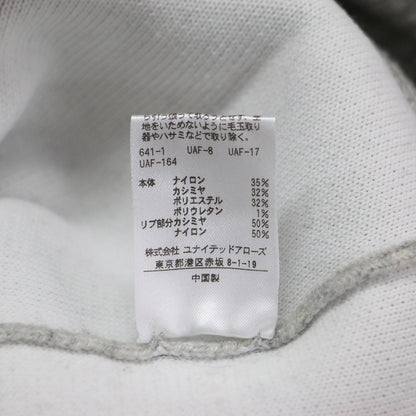 エンブロイダリー プルオーバー / ニット 長袖 ラウンドネック ワイド リブ ロゴ 刺繍