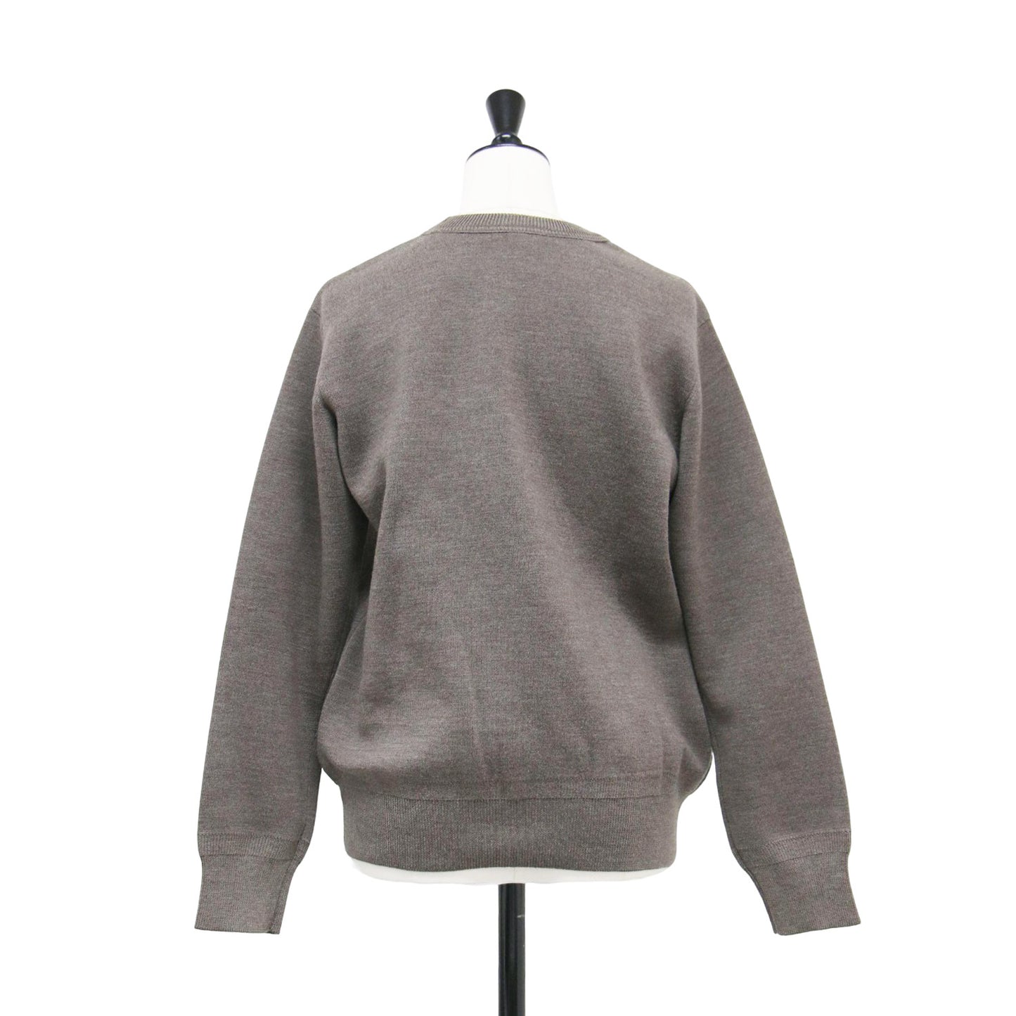 クルーネック プルオーバー / ニット 長袖 コンパクト ハイゲージ ウール