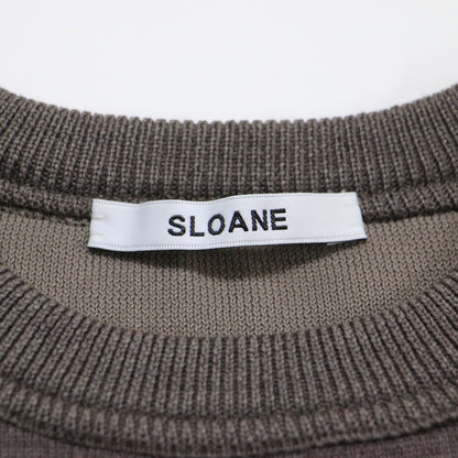 クルーネック プルオーバー / ニット 長袖 コンパクト ハイゲージ ウール