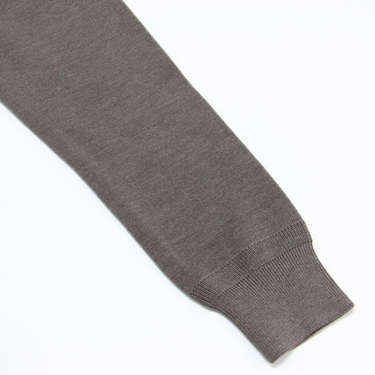 クルーネック プルオーバー / ニット 長袖 コンパクト ハイゲージ ウール