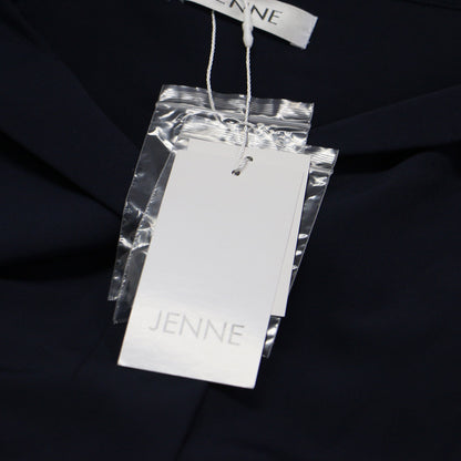 22春夏 カシュクール フレアワンピース / ドレス ロング丈 長袖 開襟 ウエストゴム ギャザー Aライン