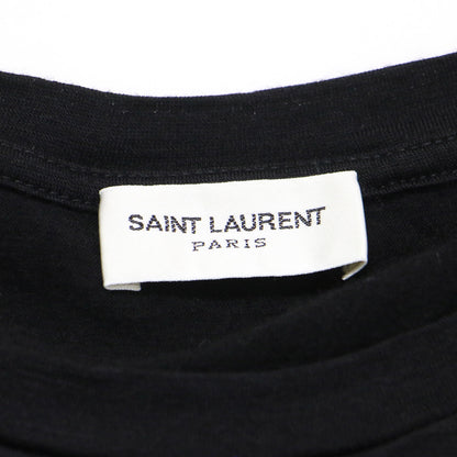 ロゴ 刺繍 モノグラム Tシャツ / カットソー 半袖 ラウンドネック ウールジャージ―