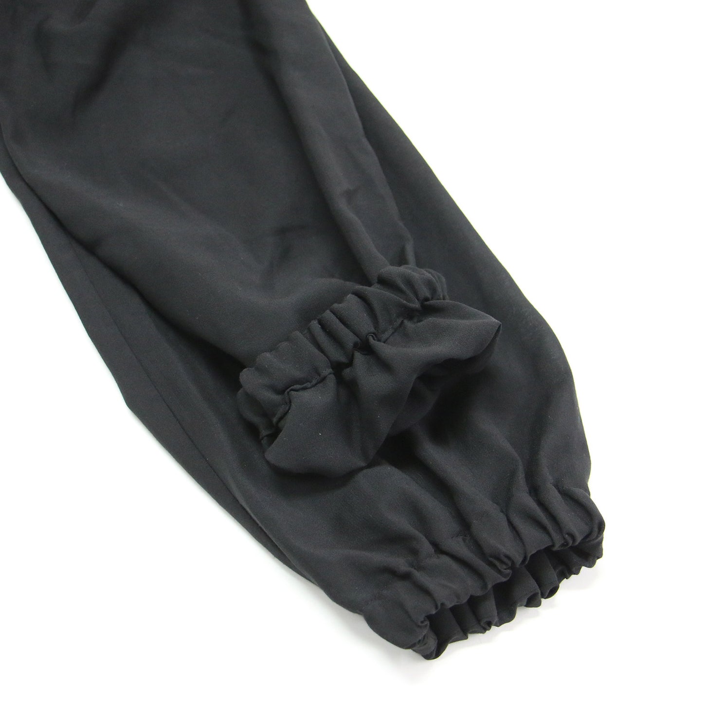 25春夏 シアー ジップ ブルゾン / SHEER ZIP BLOUSON 長袖 ハイネック ギャザー ワイド