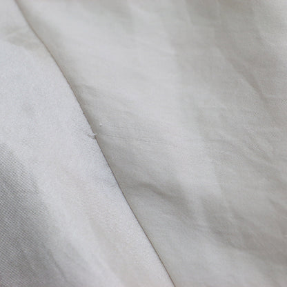 25春夏 ミューズサテン ボウタイ ブラウス / シャツ Vネック フレンチスリーブ スリット サテン