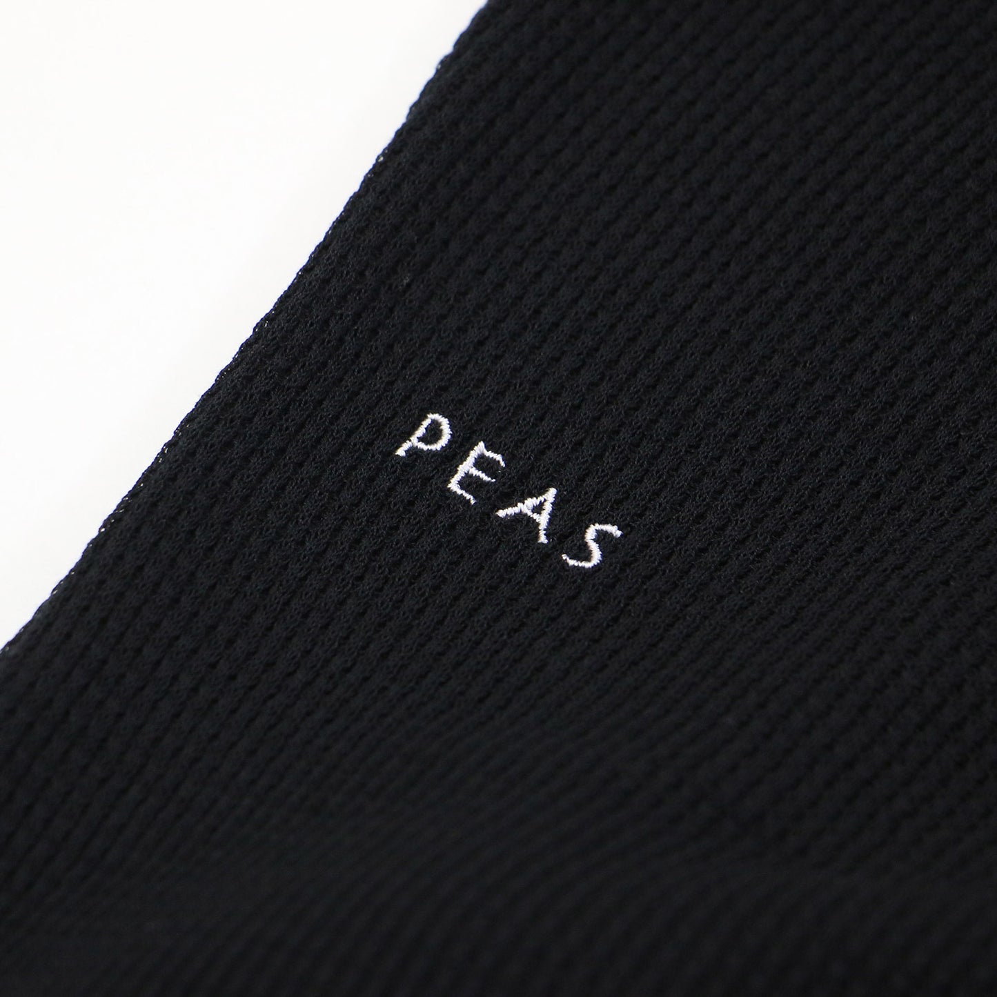 PEAS 25春夏 シフォン ワッフル ドレス / ワンピース ノースリーブ クルーネック Vネック 2WAY ハイゲージ コットン