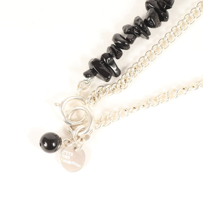 SYTE ストーン チェーン ネックレス / ブランドロゴ チャーム