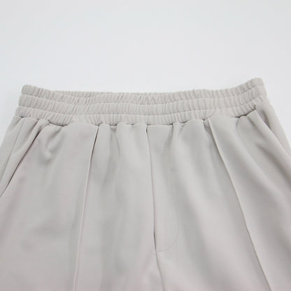 22春夏 ジョグ ジャージー パンツ / イージーパンツ テーパード 裾リブ ウエストゴム