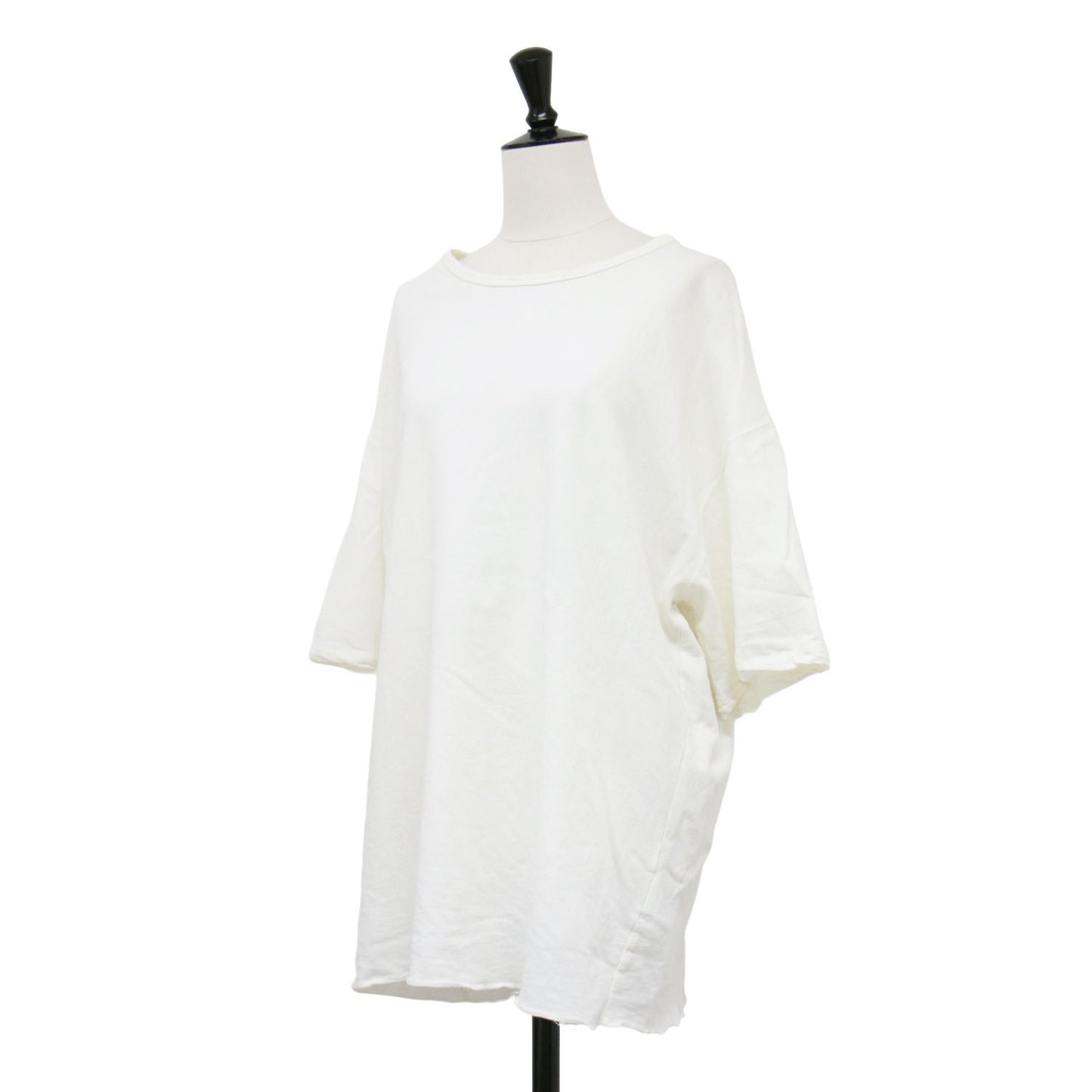 24春夏 コットン インレー ルーズ プルオーバー / Tシャツ カットソー 五分袖 クルーネック オーバーサイズ コットン